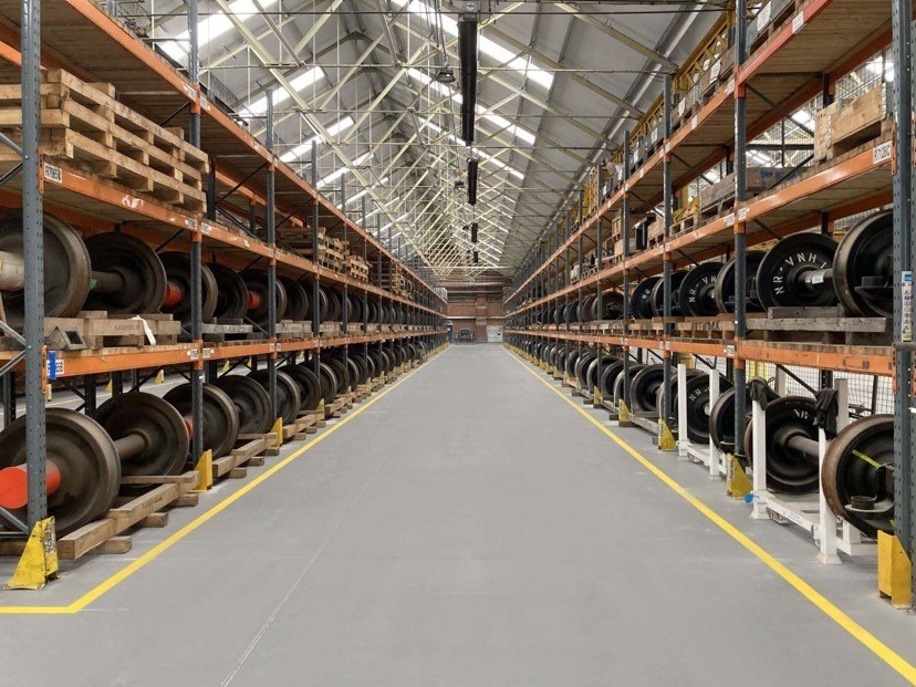 Network rail industrial flooring in Crewe by MTF