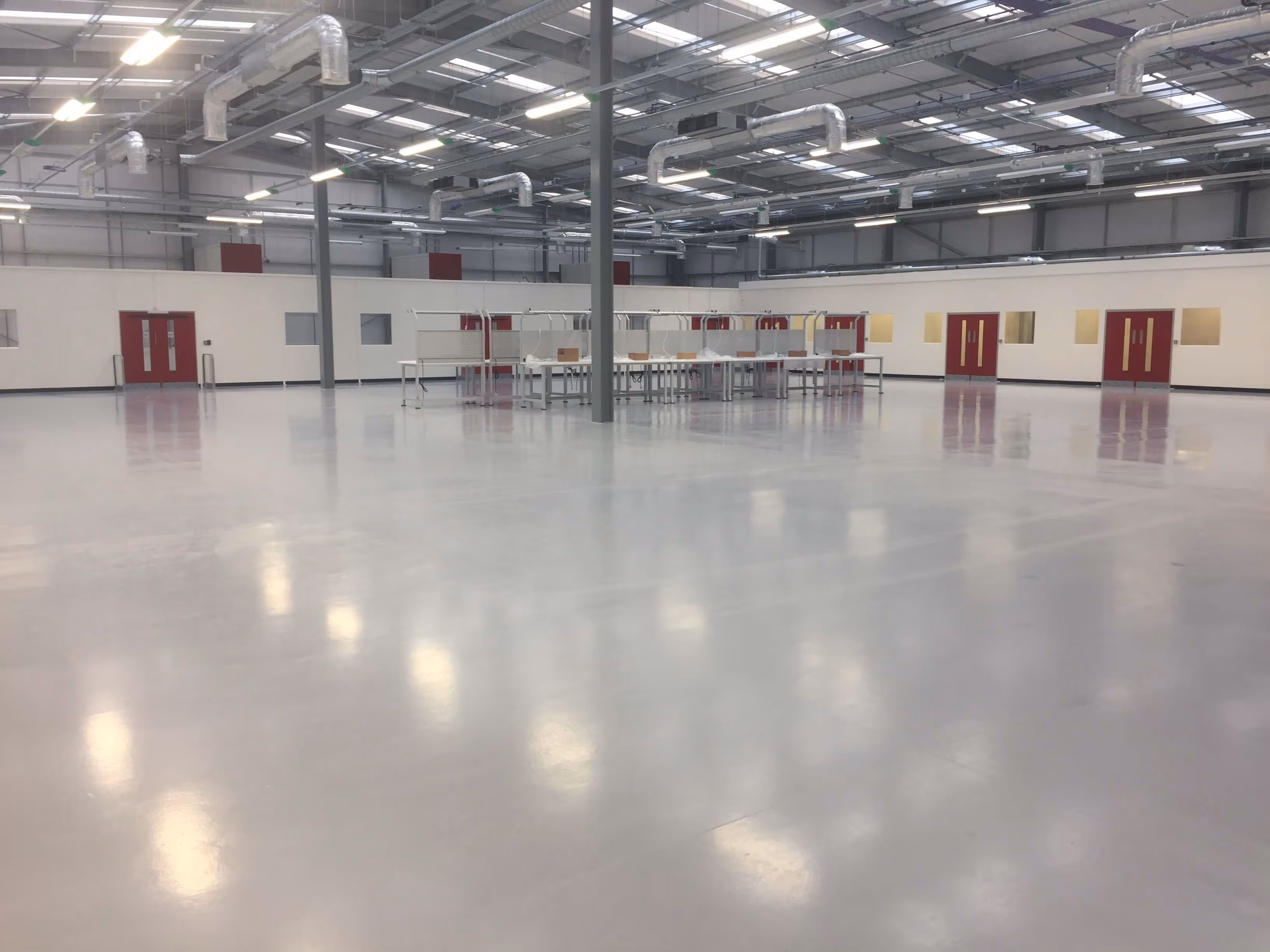 Data Centre anti-static resin flooring 