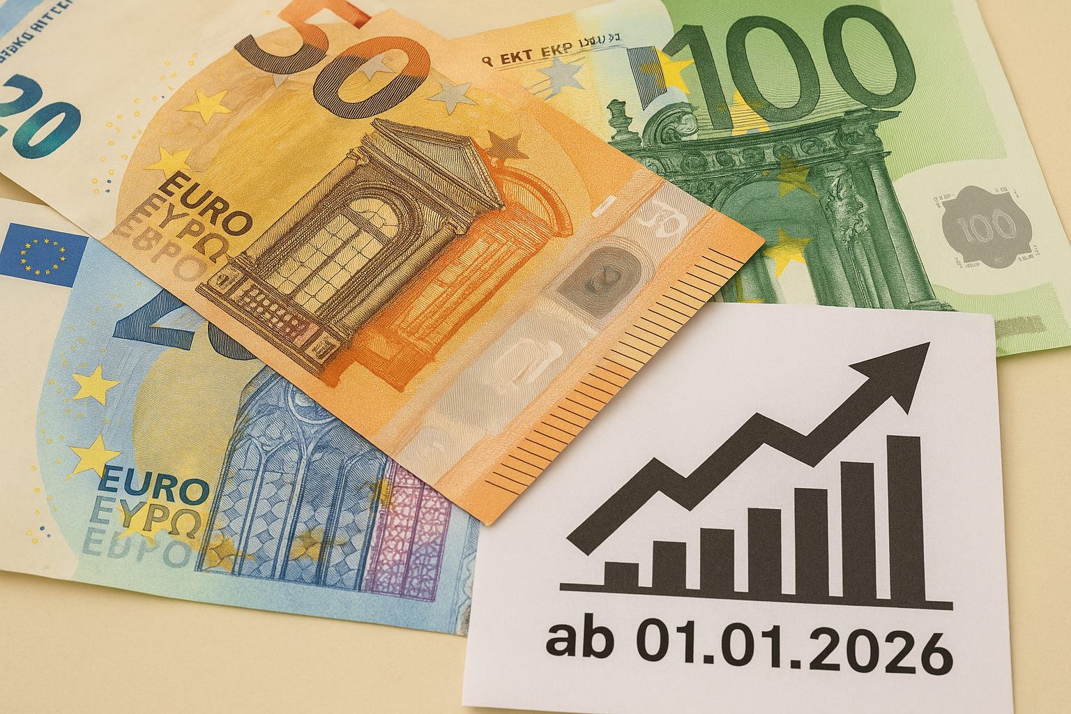 Regional übliches Entgeltniveau steigt erneut ab 01.01.2026