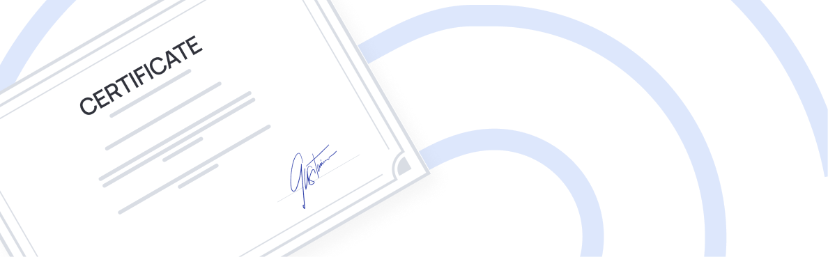 Image illustrating a document titled 'Municipality' featuring a small blue bank icon and a tabular grid layout, set against a background of abstract light blue curved lines