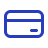 Image illustrating a blue line-art icon depicting a classical building with a triangular roof and vertical columns, representing a bank 