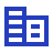Image illustrating a blue line-art icon depicting a classical building with a triangular roof and vertical columns, representing a bank 