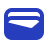 Image illustrating a blue line-art icon depicting a classical building with a triangular roof and vertical columns, representing a bank 