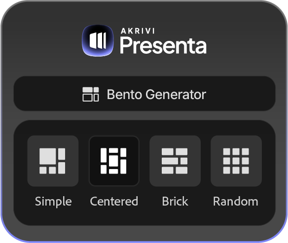 Presenta Bento Generator Adobe Illustrator Extension
