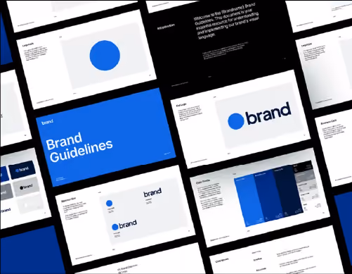 Corporate style brand guidelines template