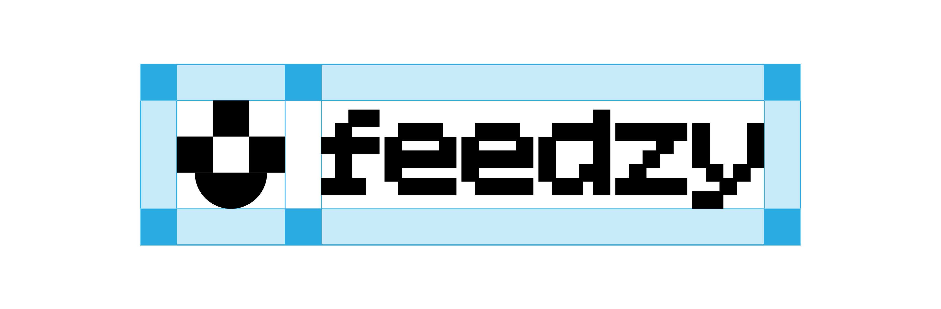 logo with a generated clearspace grid