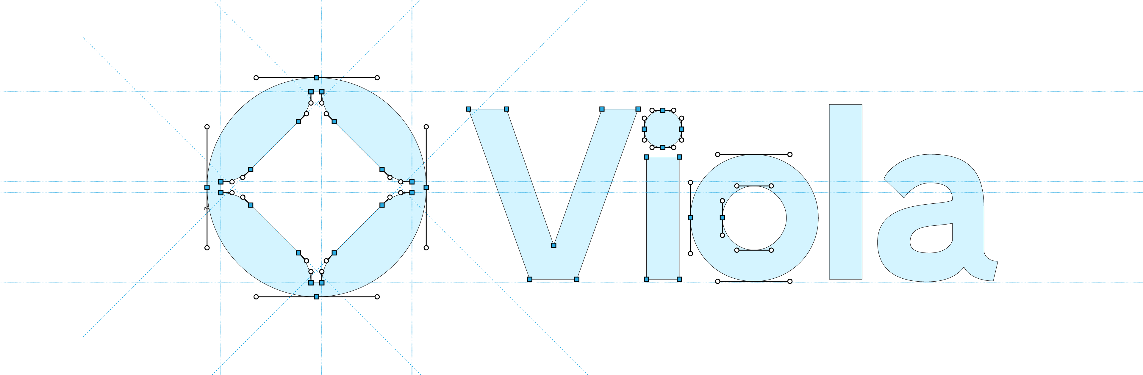logo with a construction grid