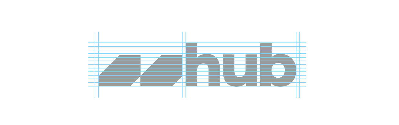 Lockup Grid for Balancing Horizontal Logomark and Logotype