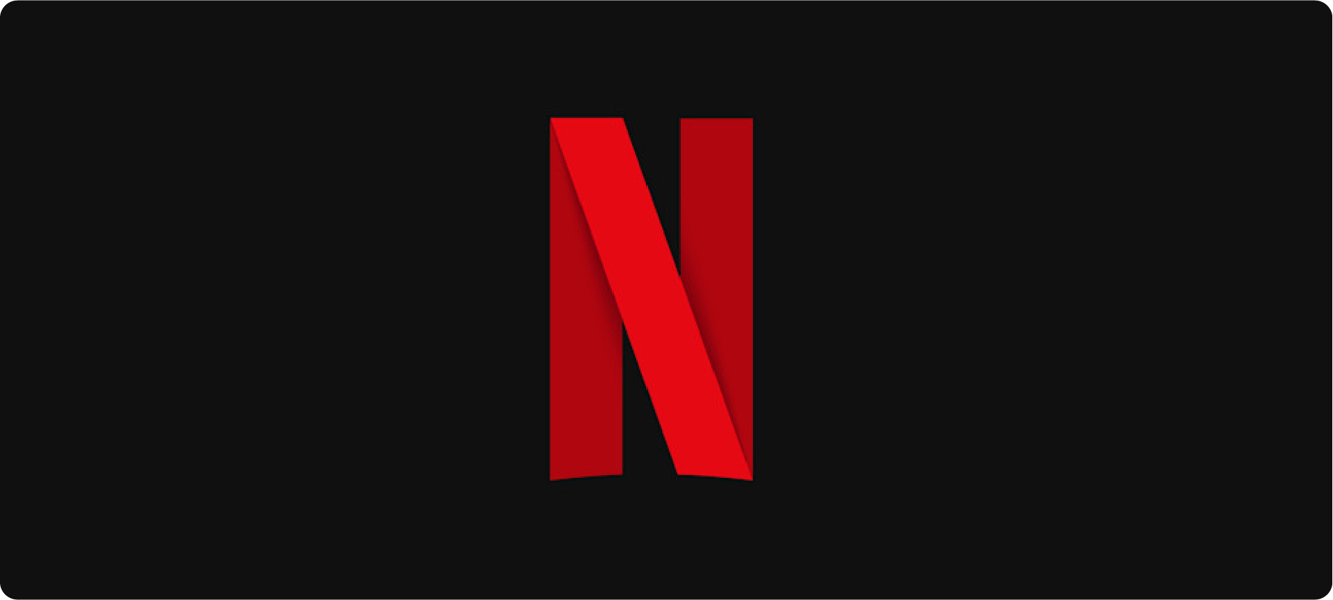 The iconic Netflix Brand Site homepage with its bold red and black color scheme.