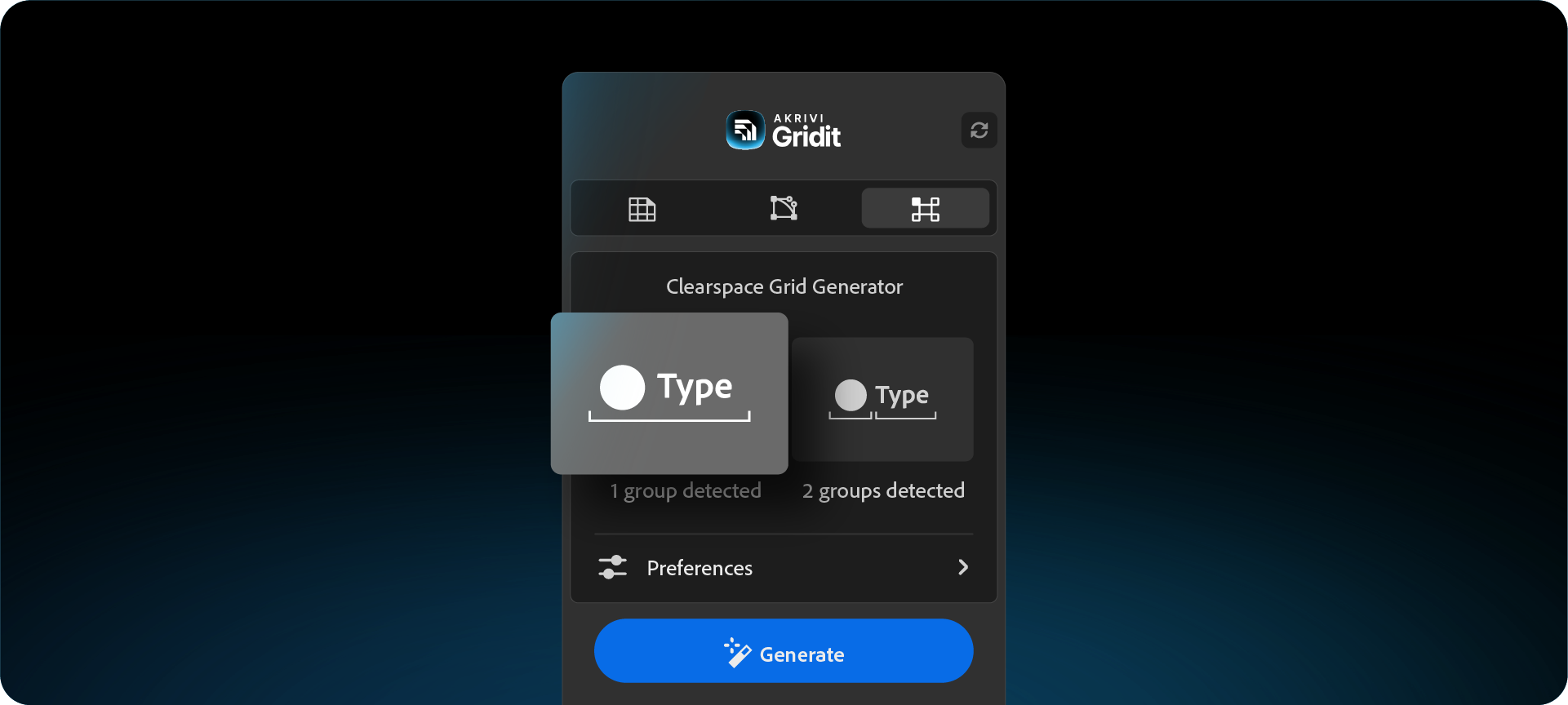 The new Live Sliders interface in Gridit, allowing users to customize anchor size, stroke, and fill settings in real-time.