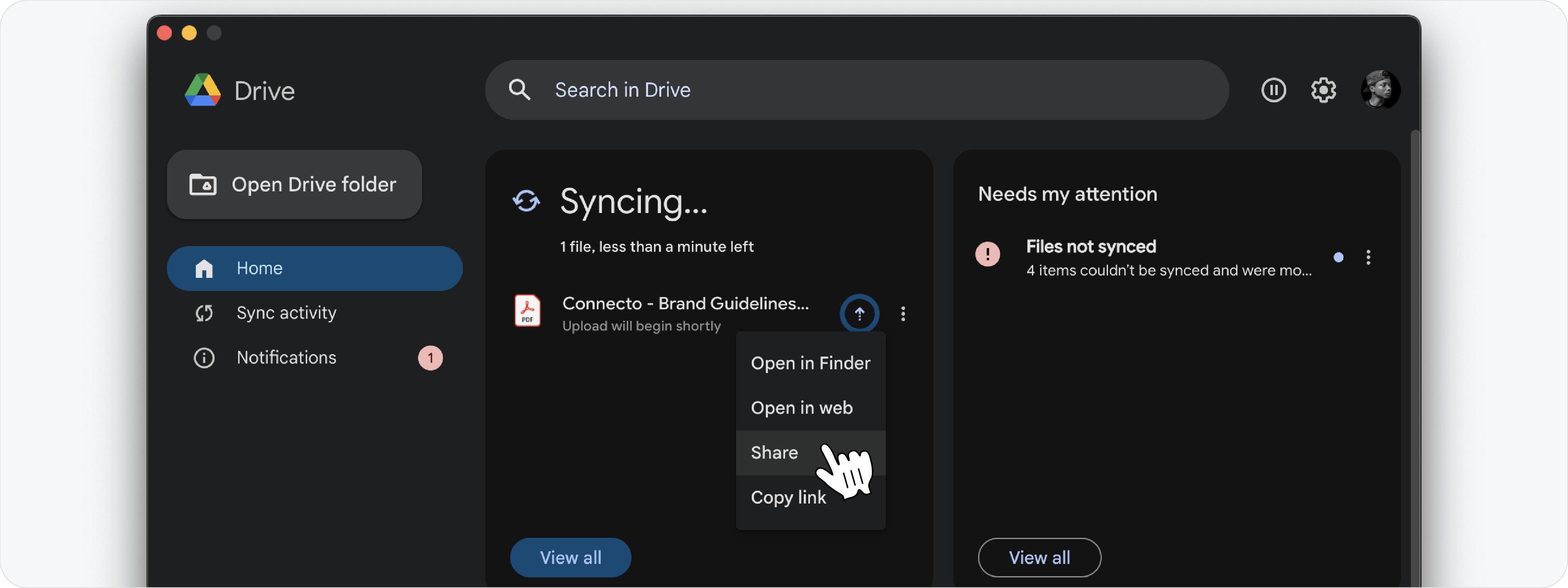 Sharing the exported brand guidelines PDF file directly from Google Drive.