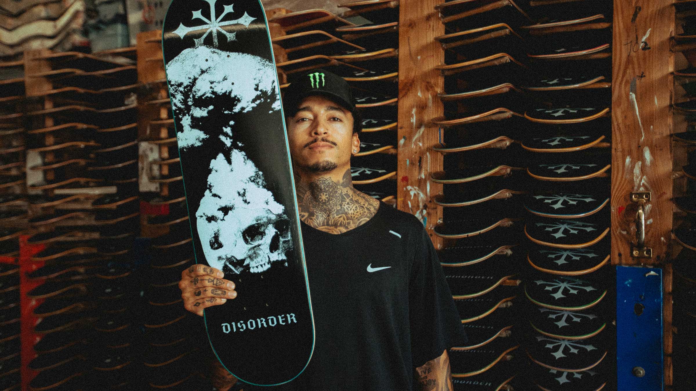 Please allow the chaos. Disorder Skateboards is an American skateboard company founded by Olympian Nyjah Huston.
