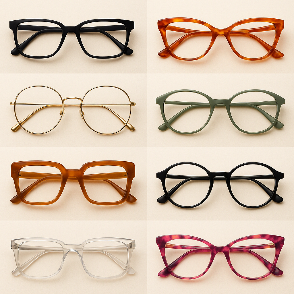 Side-by-side photos of frames