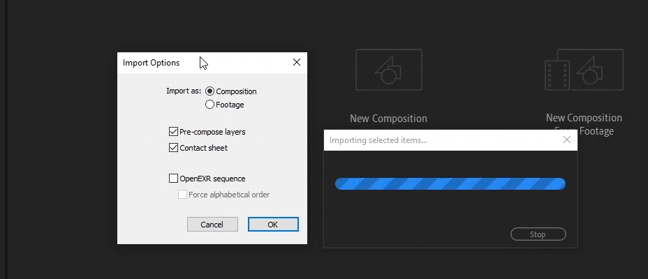 EXR Import dialog box in after effects 2020 update.png