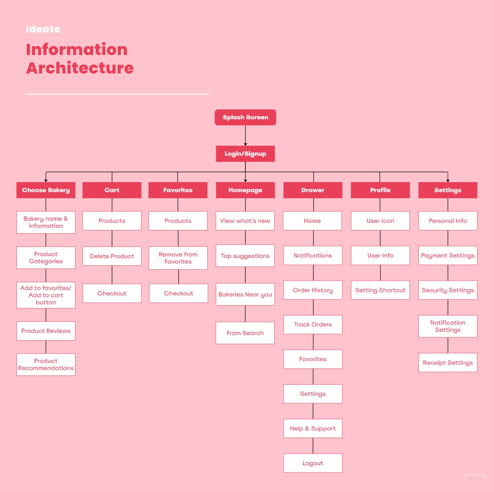 the information architecture
