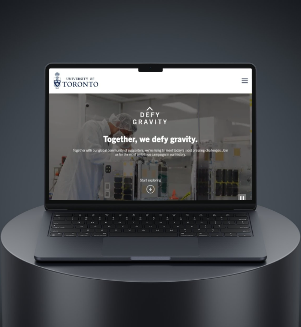 University of Toronto centennial campaign platform