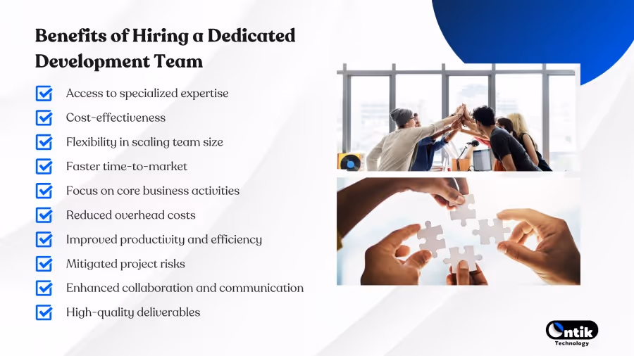 Benefits of Hiring a Dedicated Development Team
