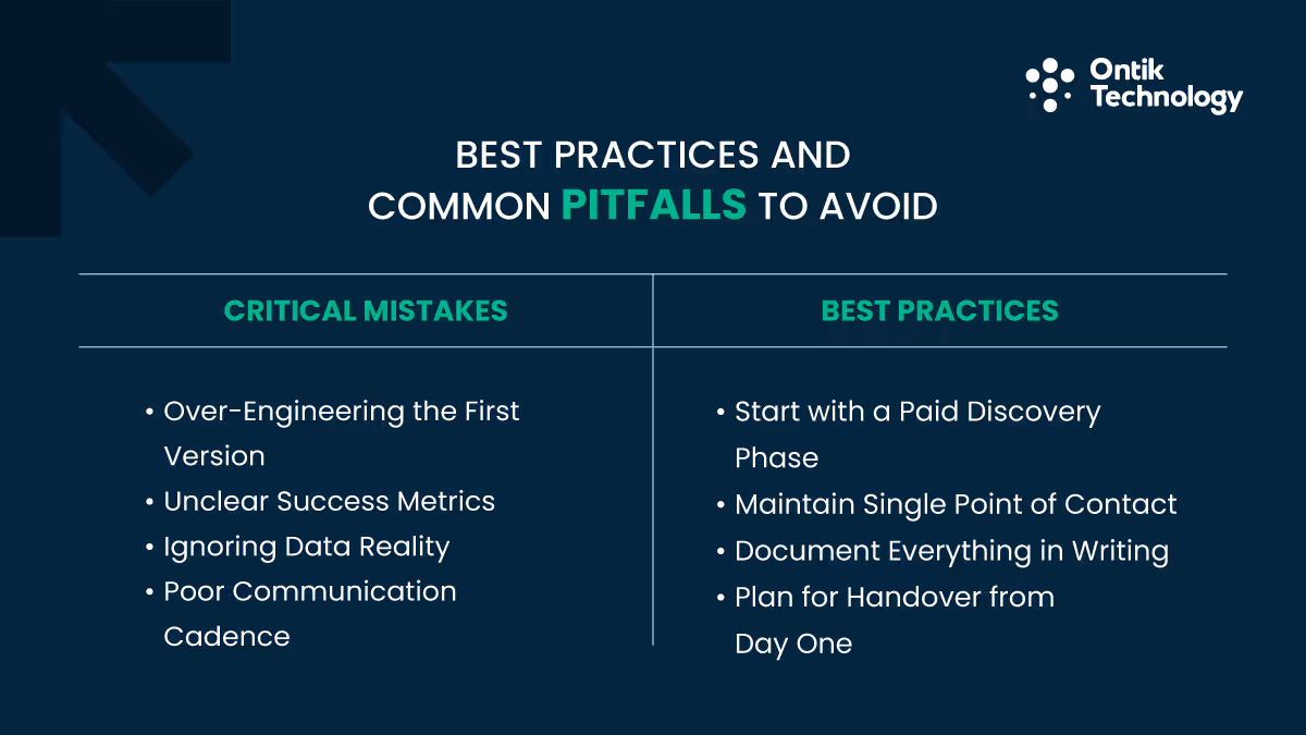 Outsourcing AI MVP Development: Mistakes to Avoid and Best Practices