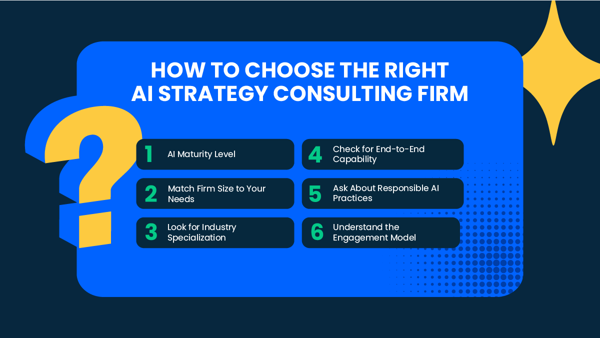 How to Choose the Right AI Strategy Consulting Firm