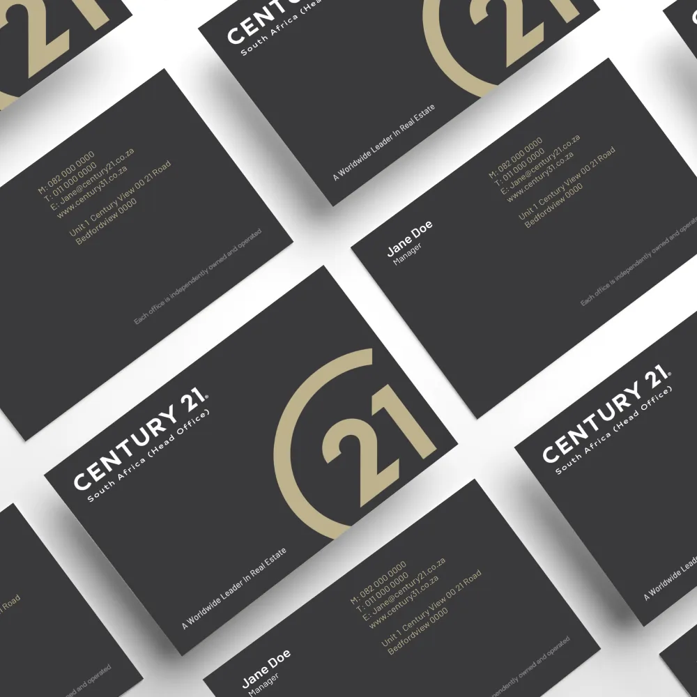 Century 21 business cards