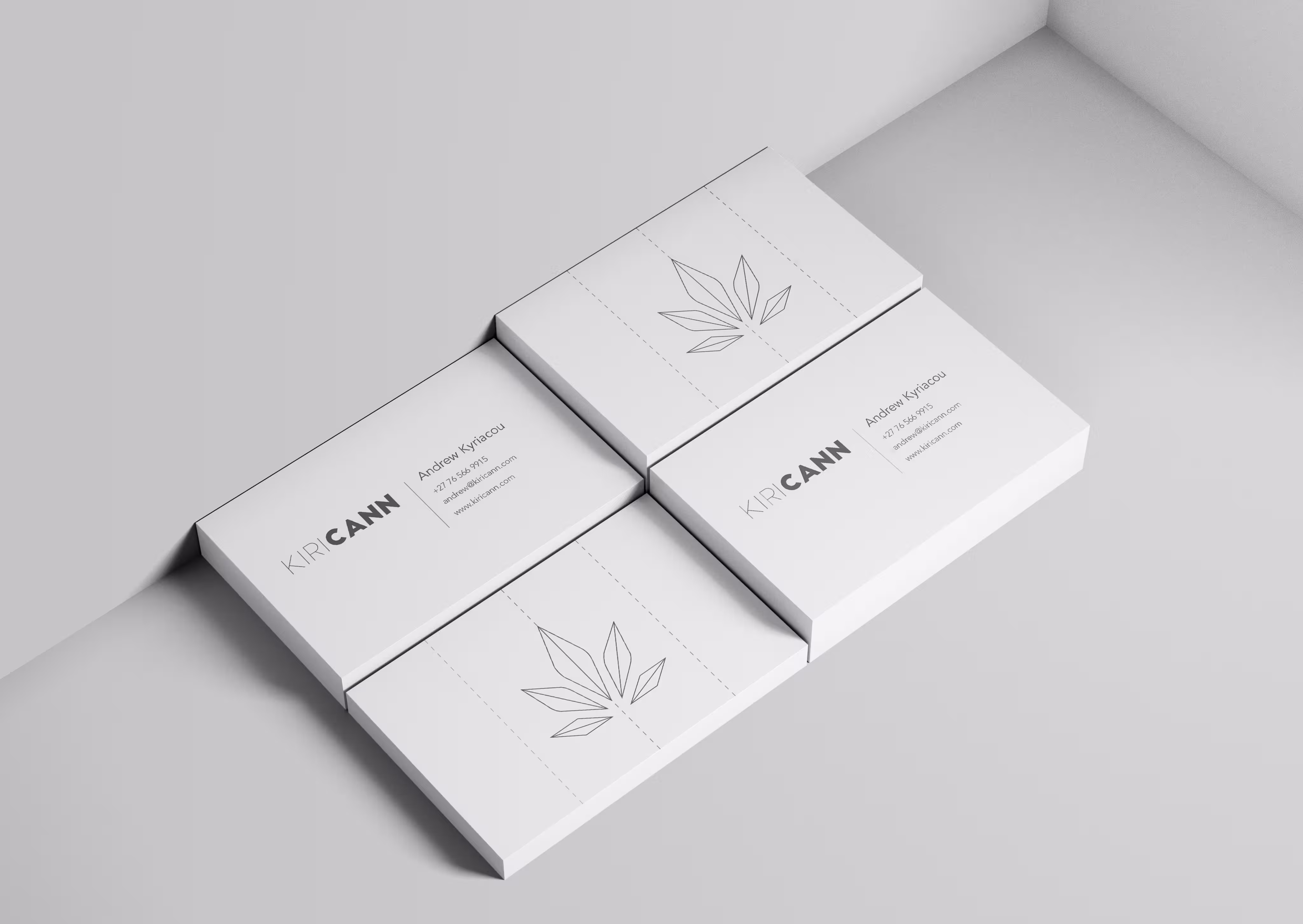 Kiricann business cards designed by Softserve