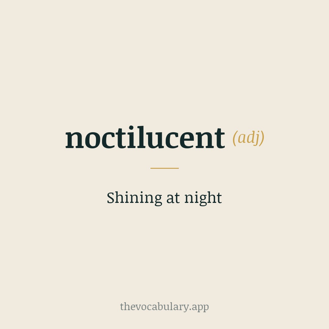 Shining at night