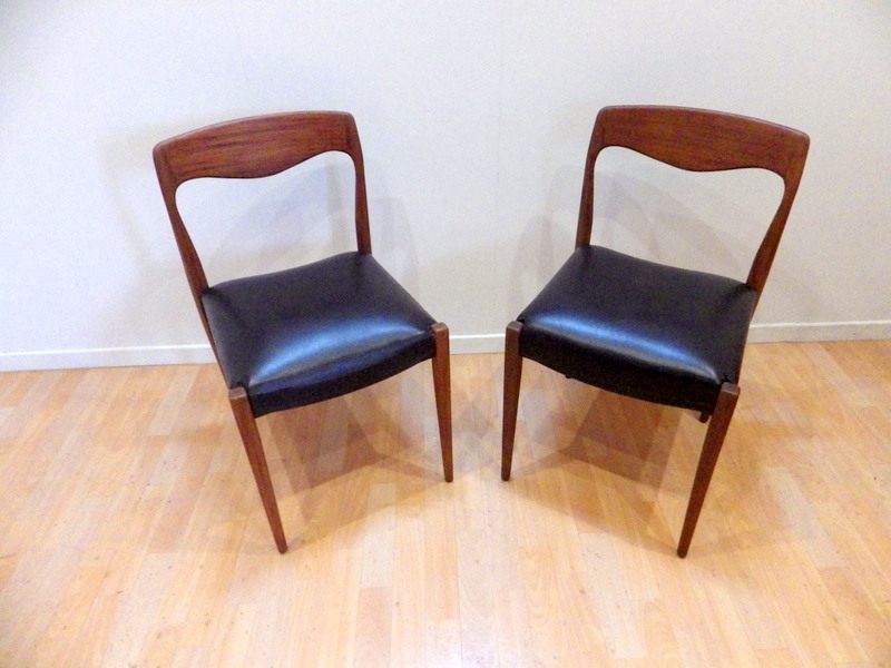 Paire de chaises design scandinave