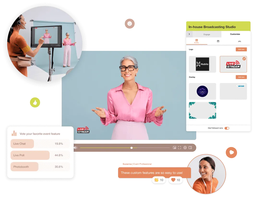 online event engagement features
