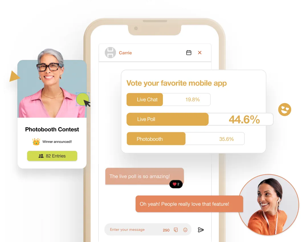 hubilo events have personalized mobile app for each event
