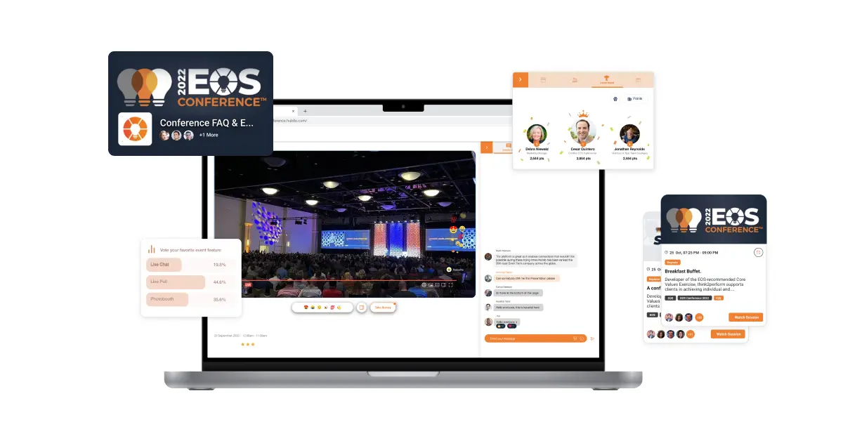 EOS 2022 Conference - Mainstage, Polls, and Leaderboard