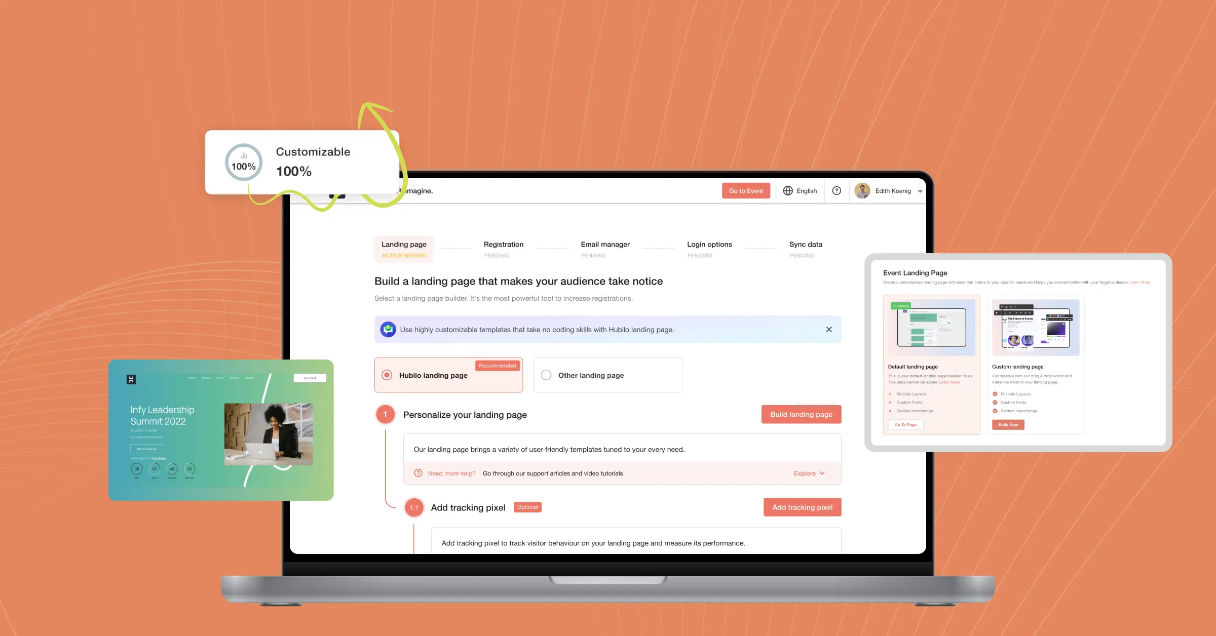 Setup up your webinar landing page