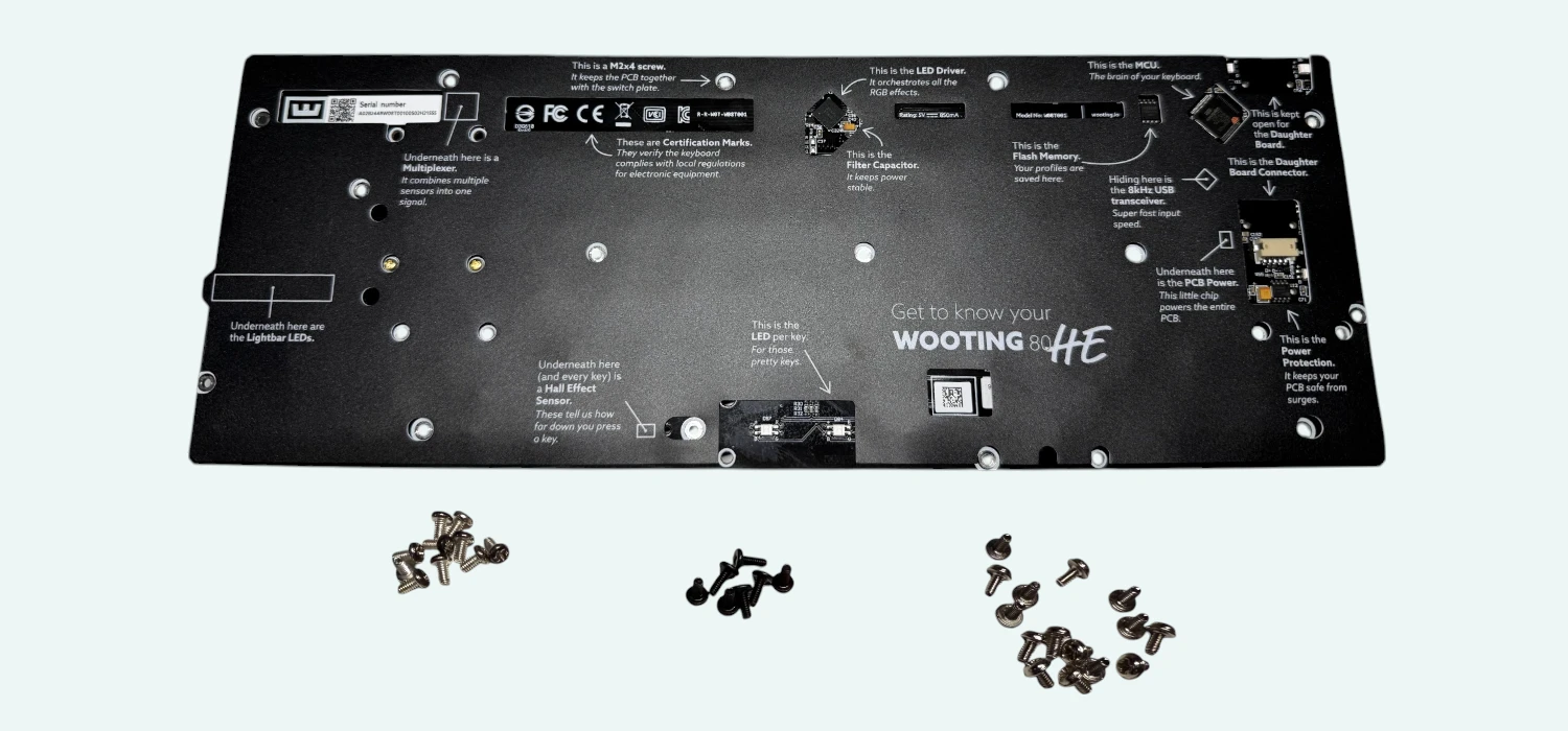 キーボード wooting 80 he PCB Wooting 80HE