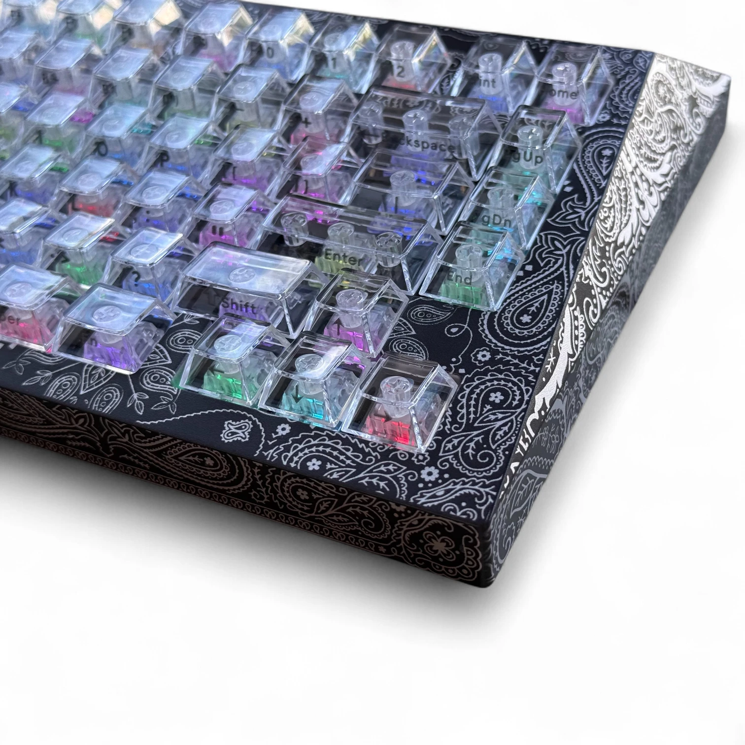 Mad Transparent Side-Print Clear - кейкапи для механічної клавіатури