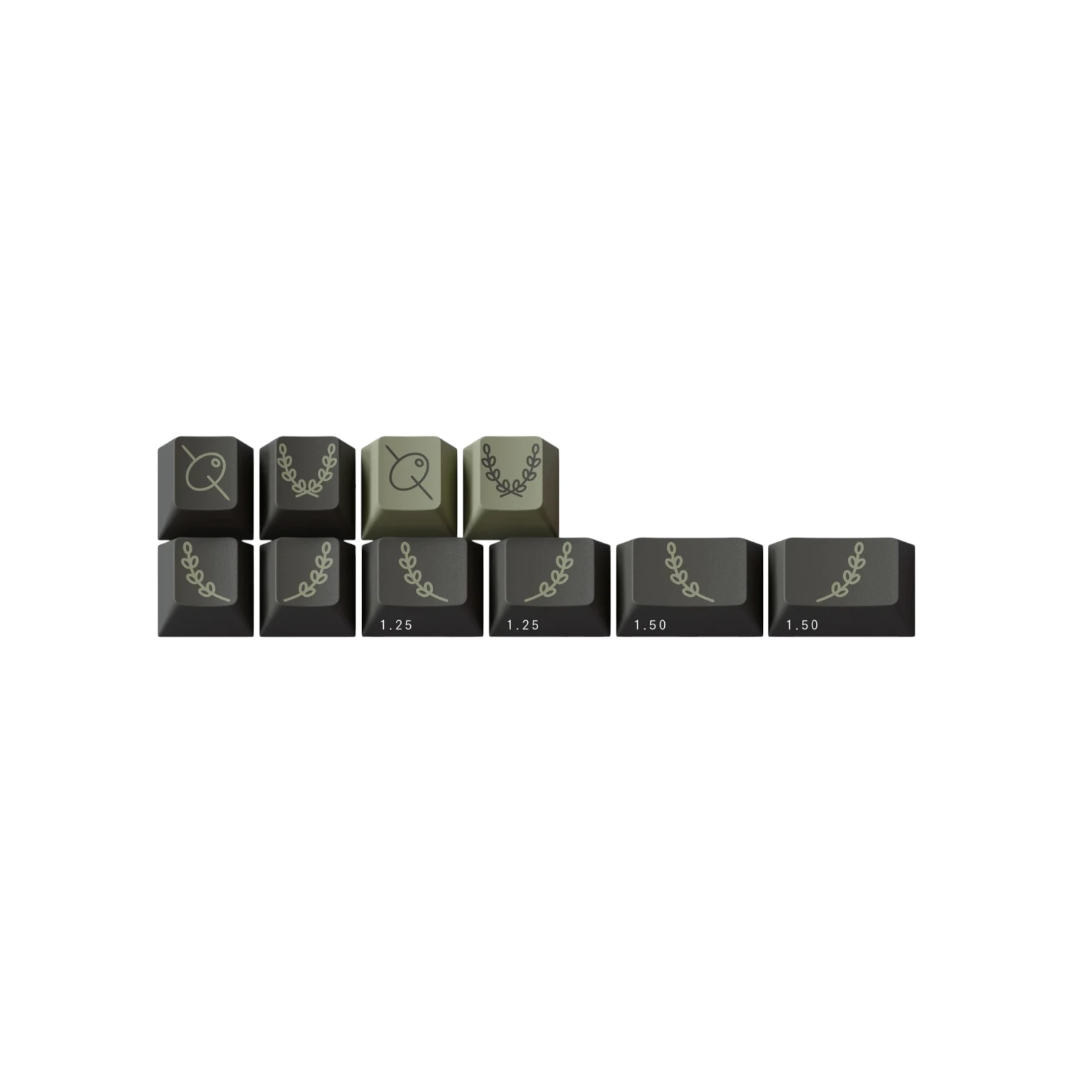 GMK Olive Dark - кейкапи для механічної клавіатури
