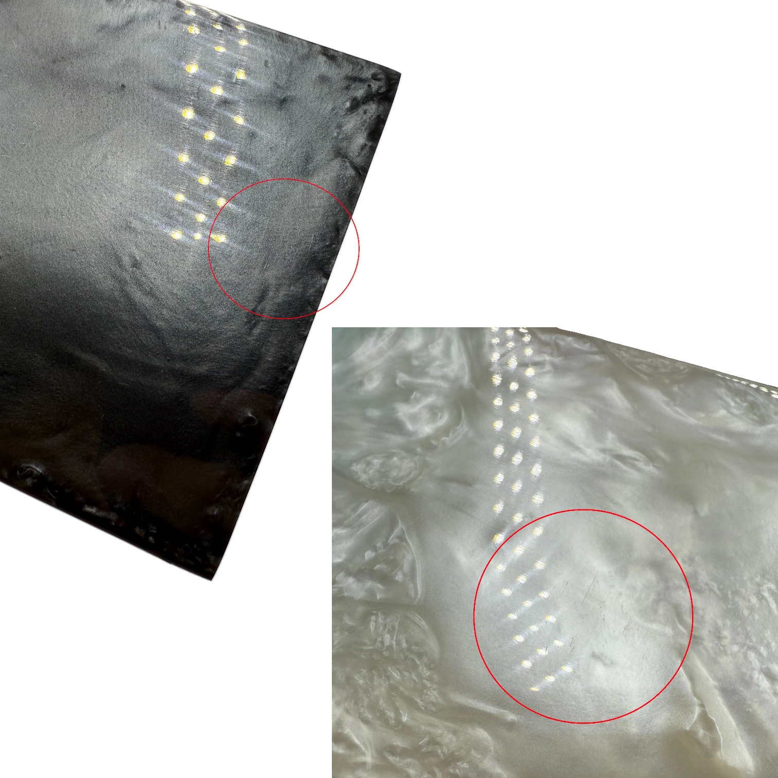 Епоксидна підставка під зап'ястя (Wrist Rest) Біло-Синя