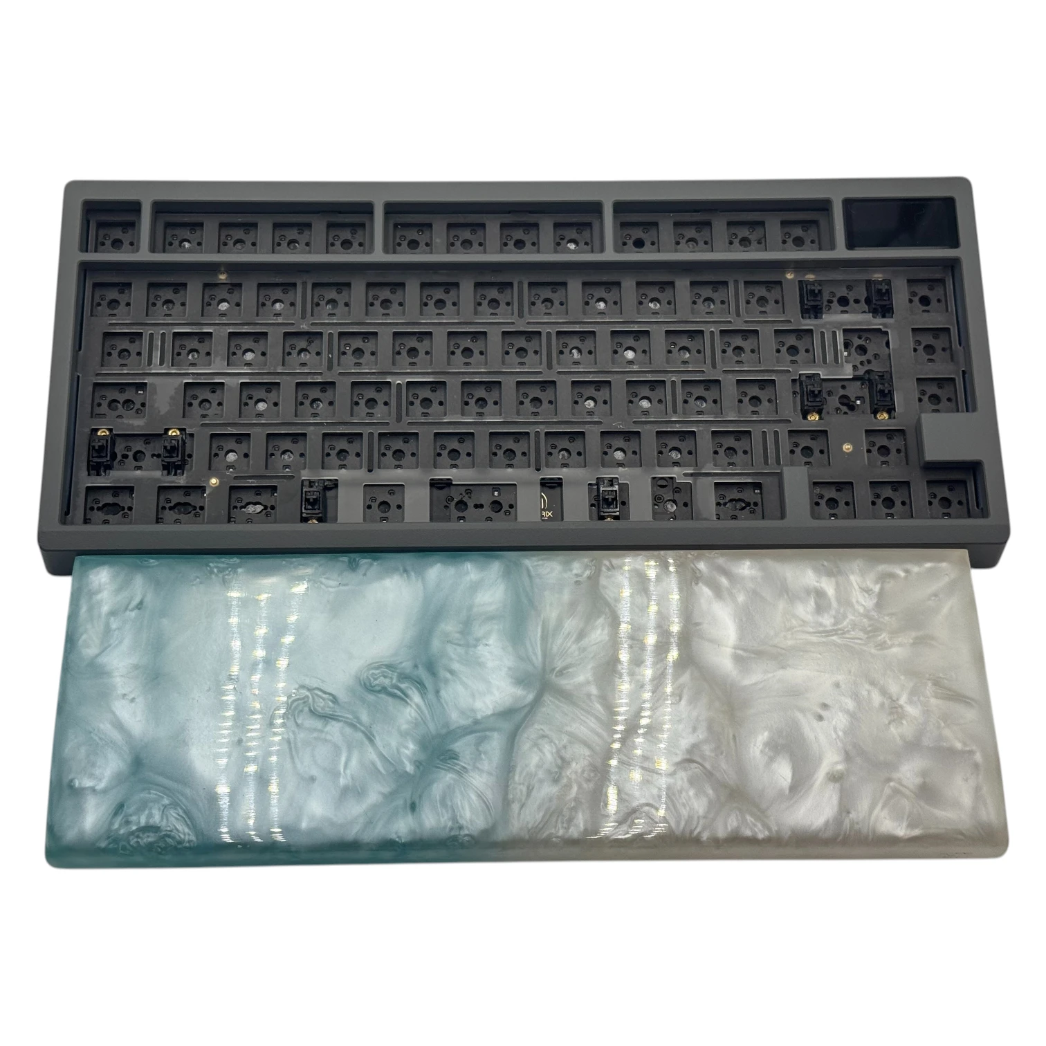 Епоксидна підставка під зап'ястя (Wrist Rest) Біло-Синя