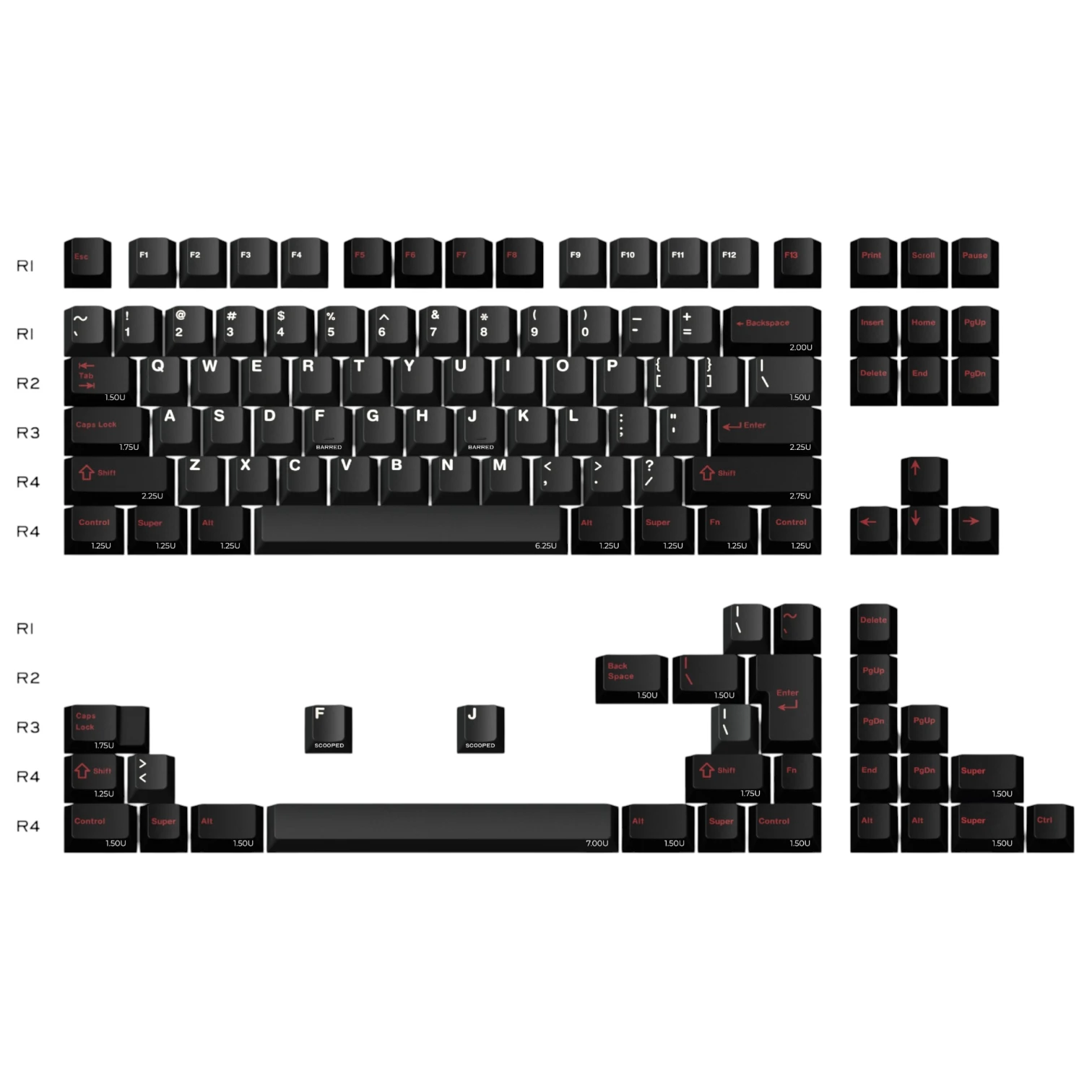GMK Evil Dolch (Комплект)