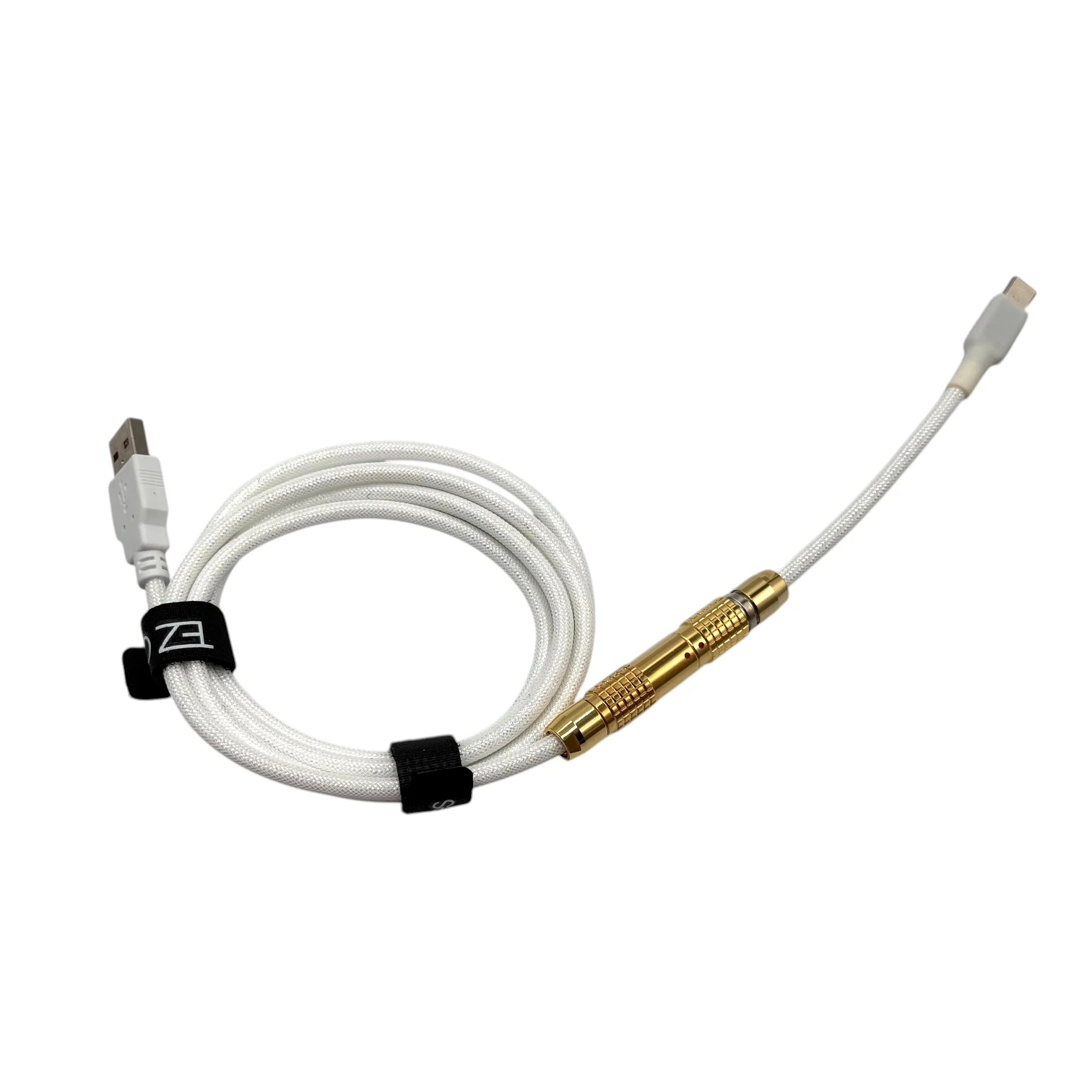 Преміум Кабель Tez Cables White Lemo - кастомний кабель для механічних клавіатур