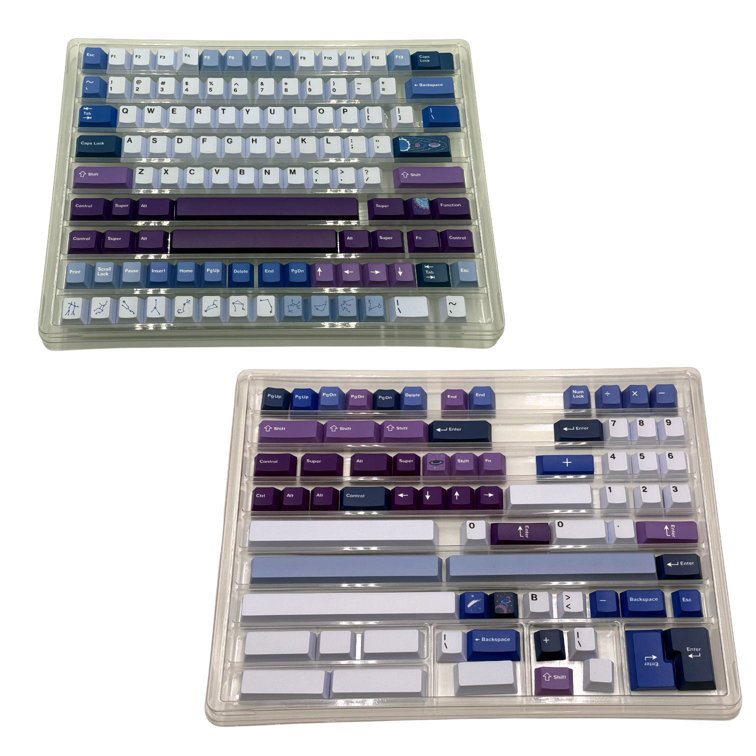 NicePBT Galaxy - кейкапи для механічної клавіатури - кейкапи для механічної клавіатури