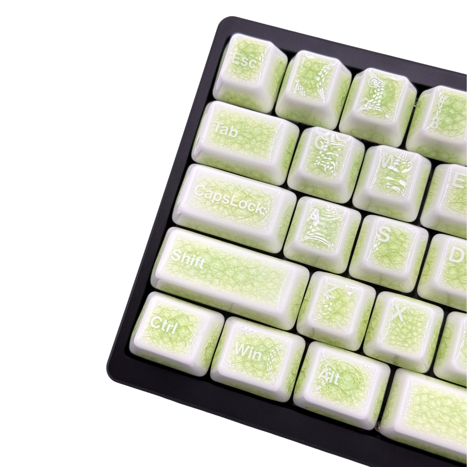 Cerakey Crazed Green - кейкапи для механічної клавіатури
