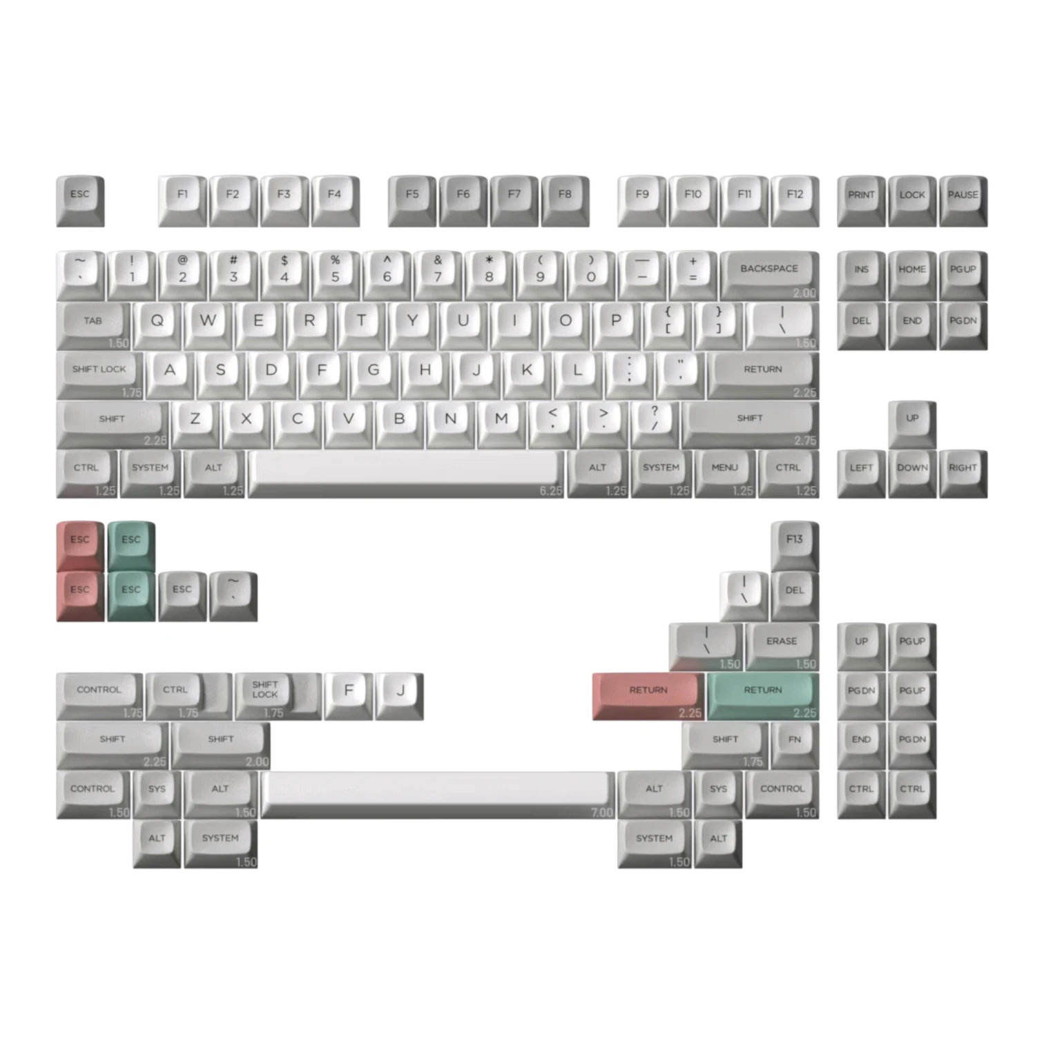 MT3 9009 - кейкапи для механічної клавіатури