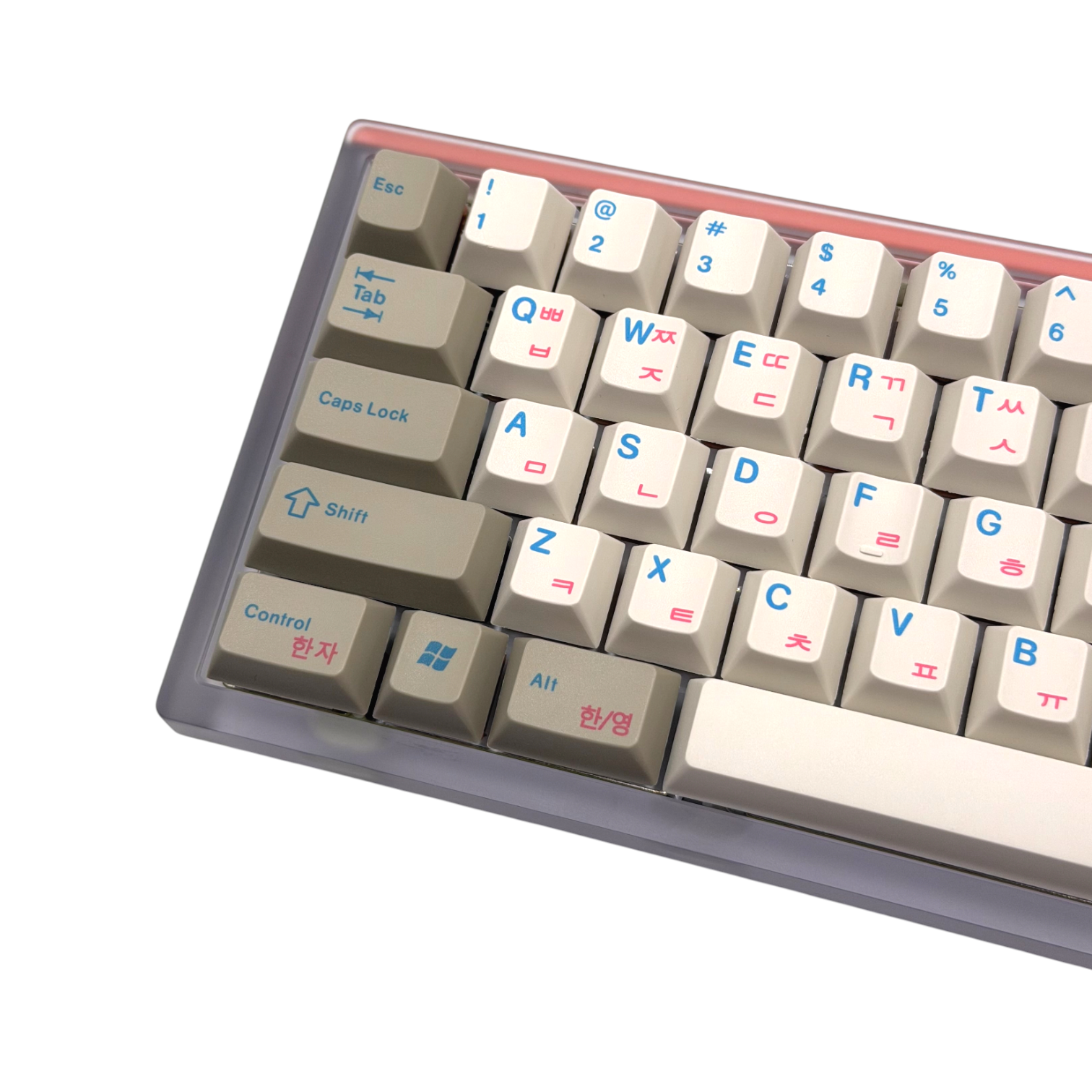 EnjoyPBT Korean Beige - Кейкапи для механічних клавіатур.