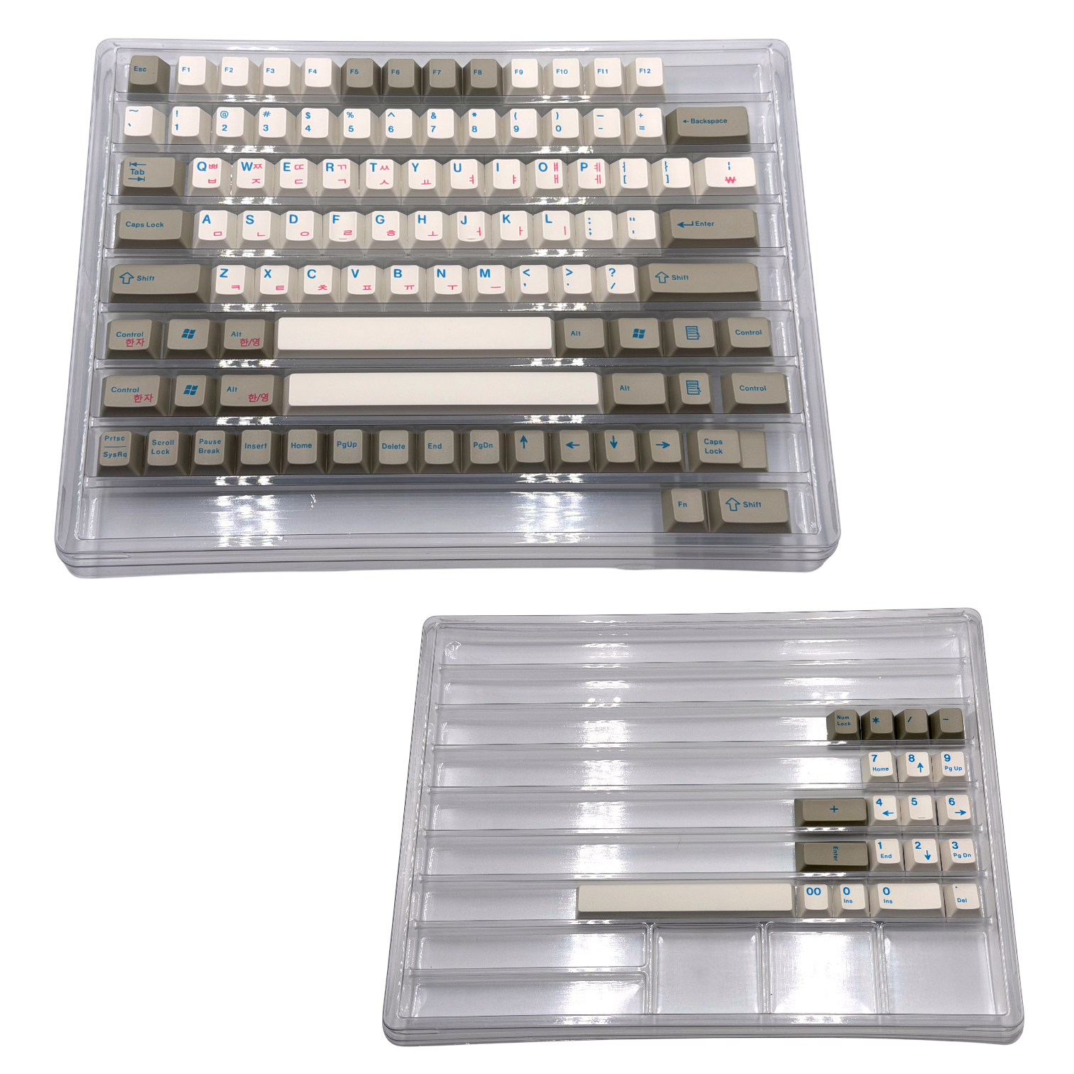 EnjoyPBT Korean Beige - Кейкапи для механічних клавіатур.