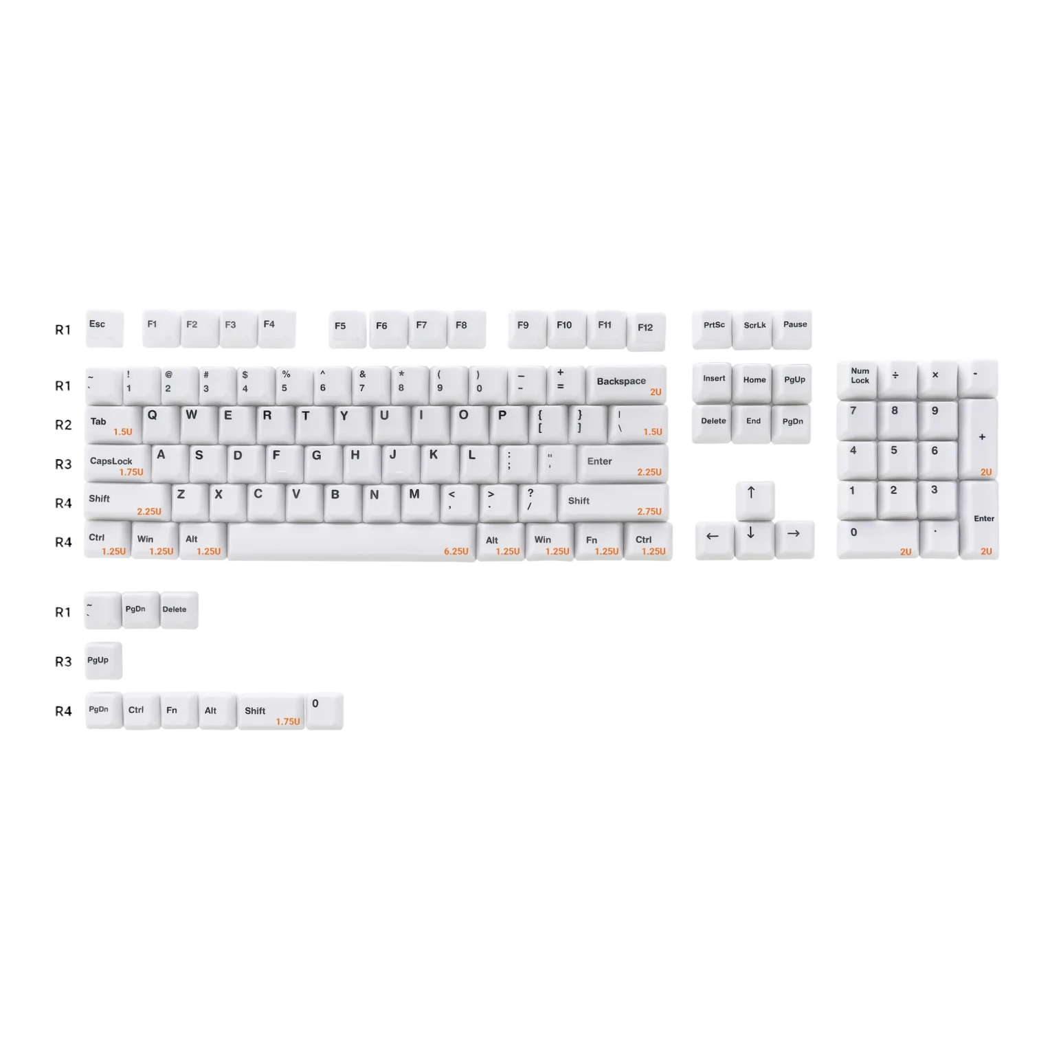 Cerakey Black - кейкапи для механічної клавіатури