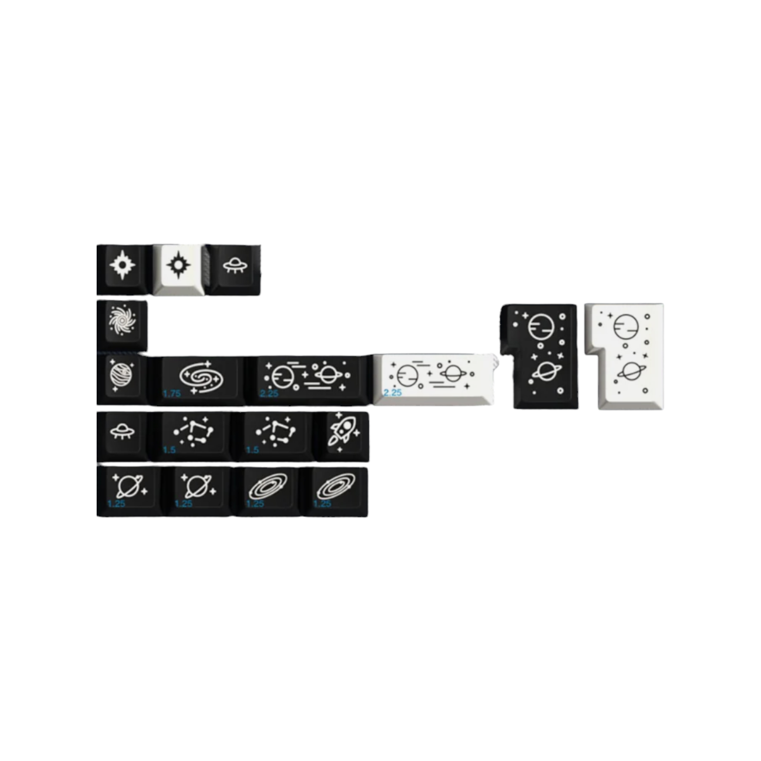 GMK Galaxy - кейкапи для механічної клавіатури