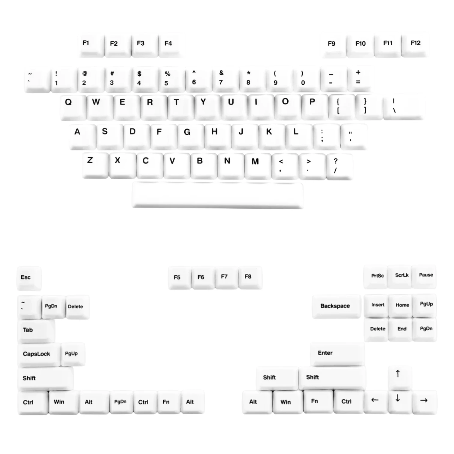 Cerakey Black - кейкапи для механічної клавіатури
