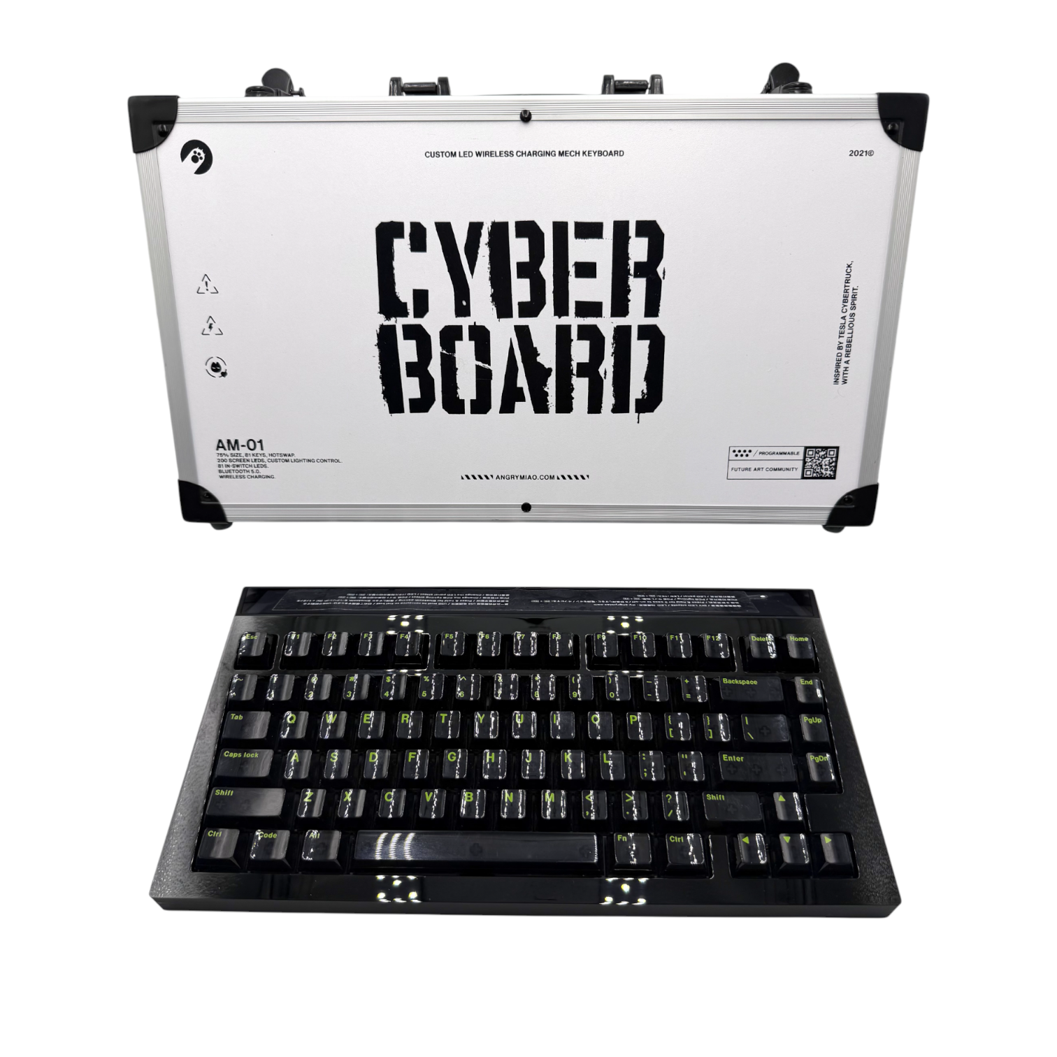 AM Cyberboard R2 Jet Black  -  Кастомна механічна клавіатура