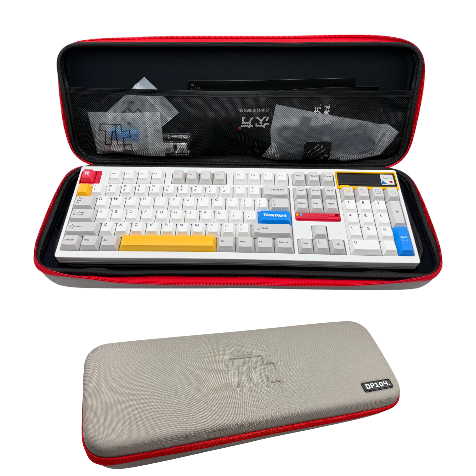 TickType DP104 White - кастомна механічна клавіатура