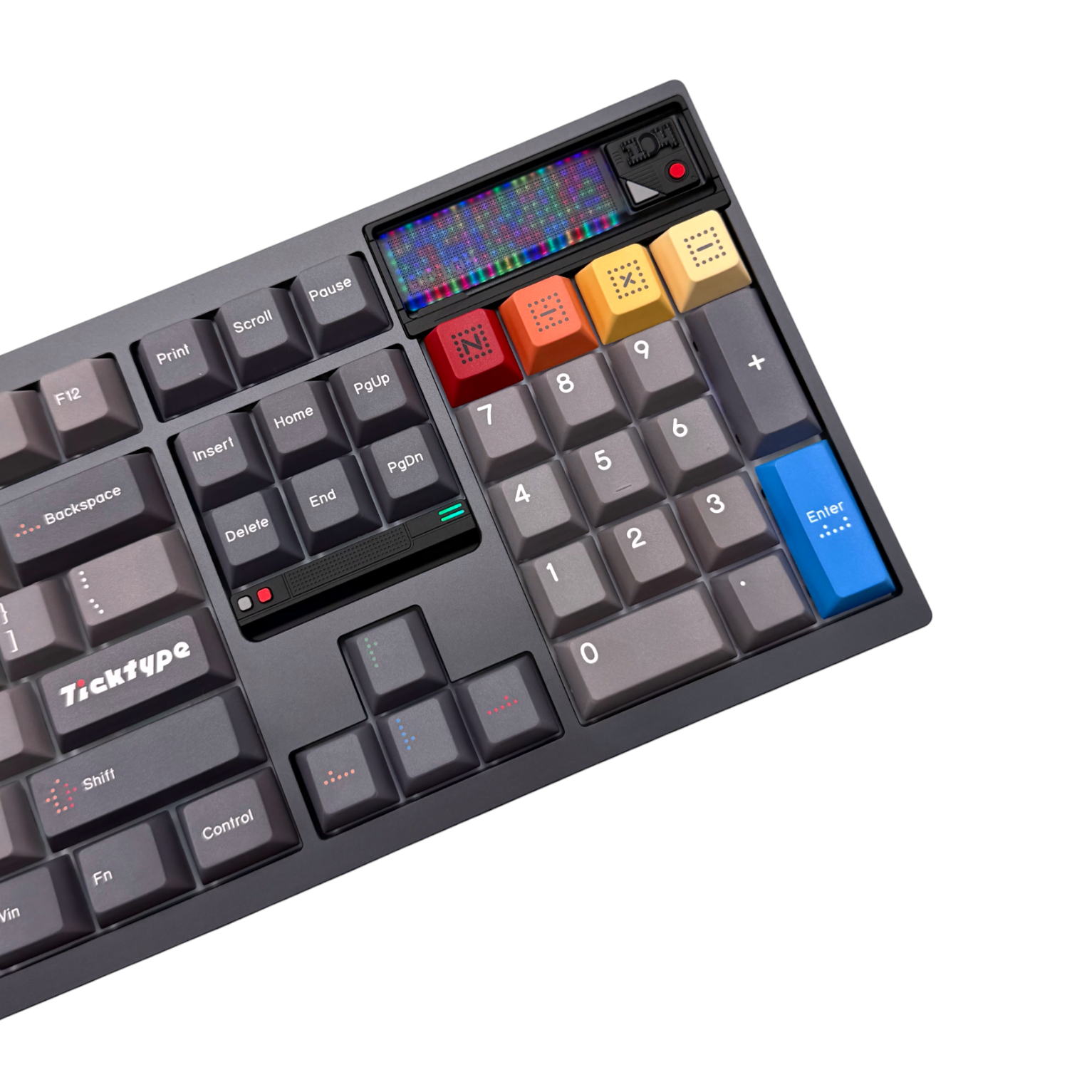 TickType DP104 Grey - кастомна механічна клавіатура