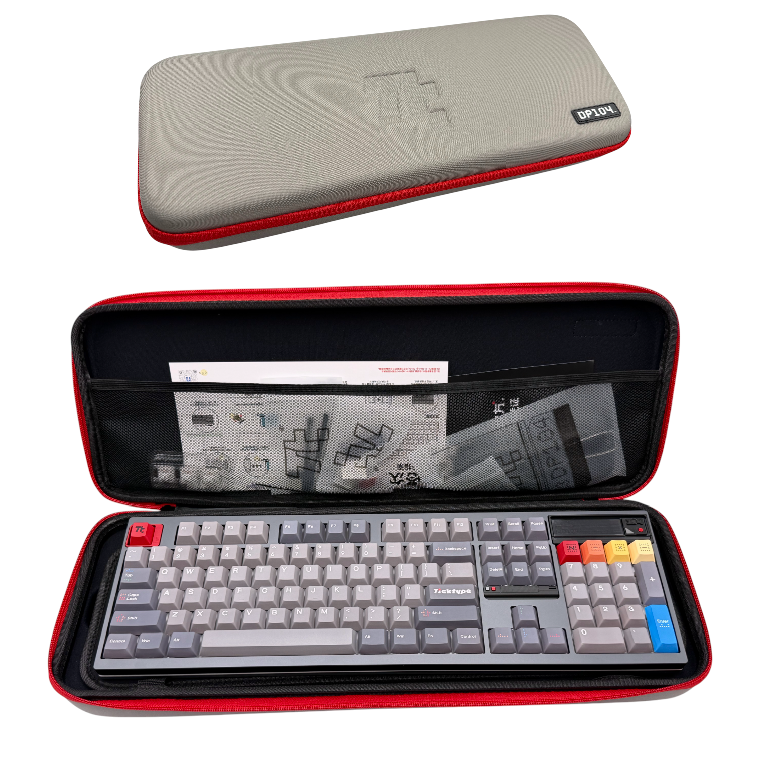 TickType DP104 Grey - кастомна механічна клавіатура